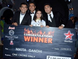 winner of MasterChef India 4 | Nikita Gandhi | Prize Money